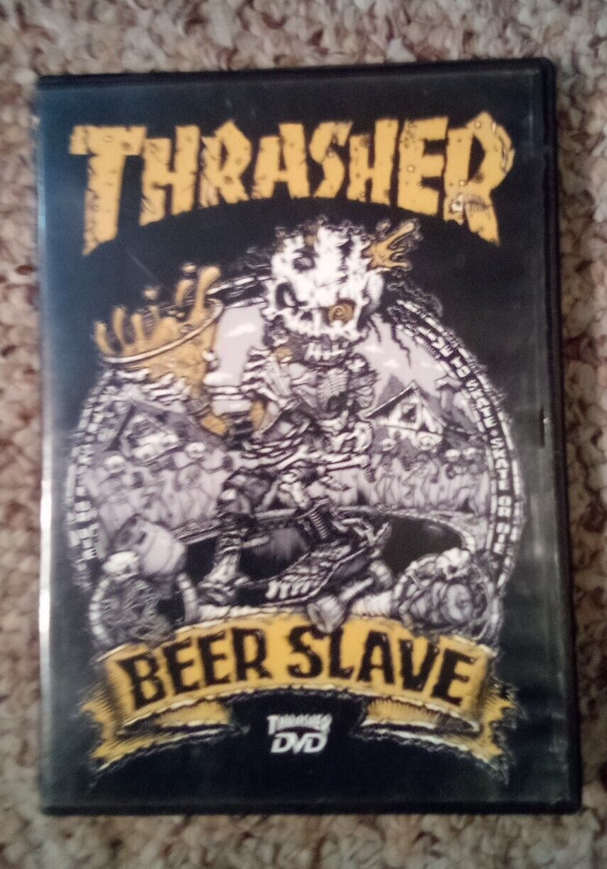 Vintage Thrasher 'BEER SLAVE' Skateboarding DVD - 2007 | eBay