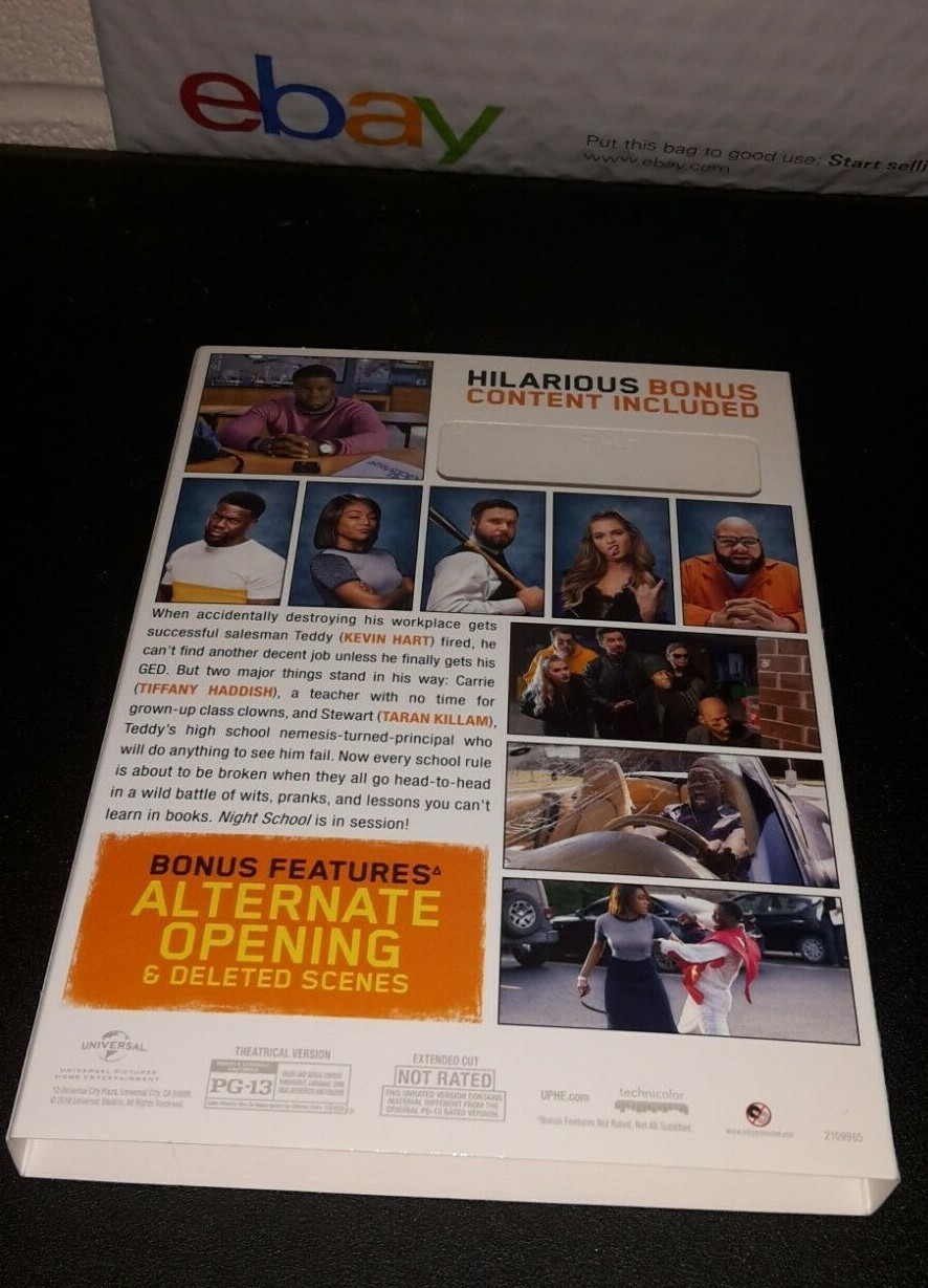 Night School w/ Extended Cut (Slipcover Only, 2018, Universal)