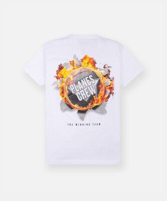 PAPER PLANES    WINNING TEAM  PLANES  TEE IN WHITE   SIZE LARGE  