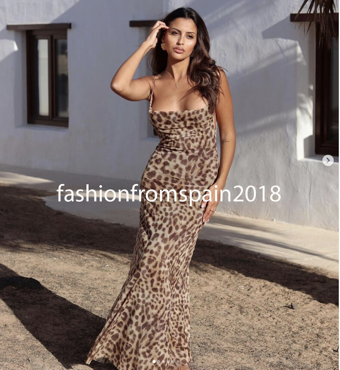 ZARA NEW WOMAN LONG STRAPPY ANIMAL PRINT TULLE DRESS COWL ZARA NEW WOMAN LONG STRAPPY ANIMAL PRINT TULLE DRESS COWL