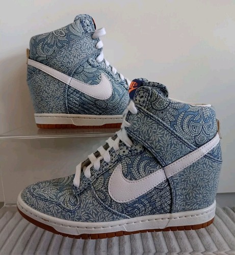 NIKE DUNK SKY HI WEDGE ,,Liberty Of London'' SIZE UK 4.5 EUR
