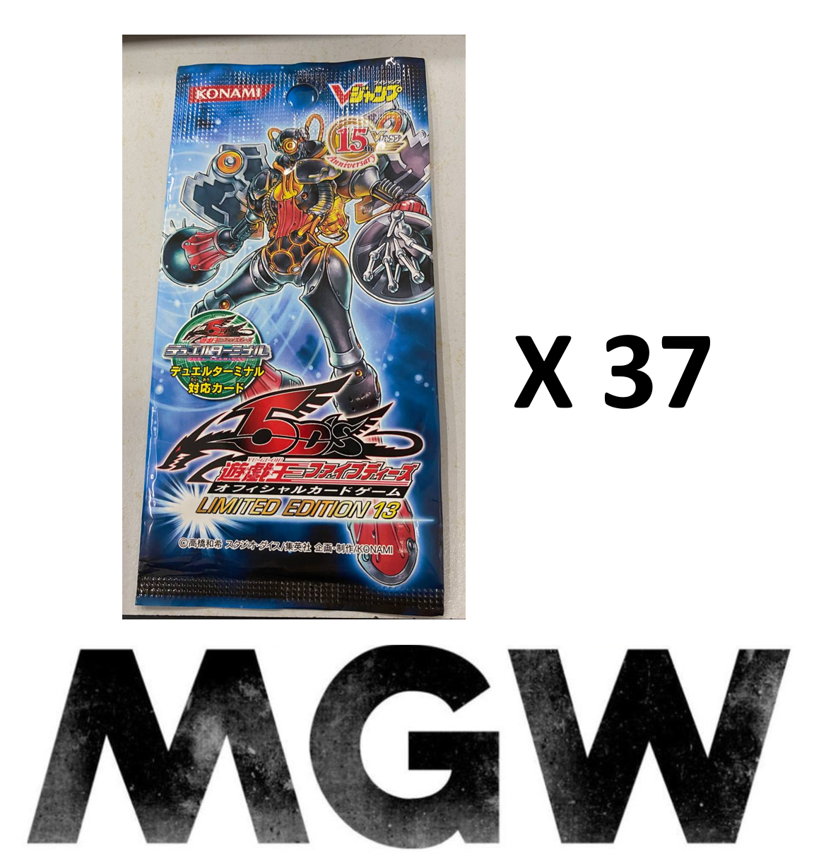 Yu Gi Oh! 5D's 15th Anniversary Limited Edition 13 JAP Packs