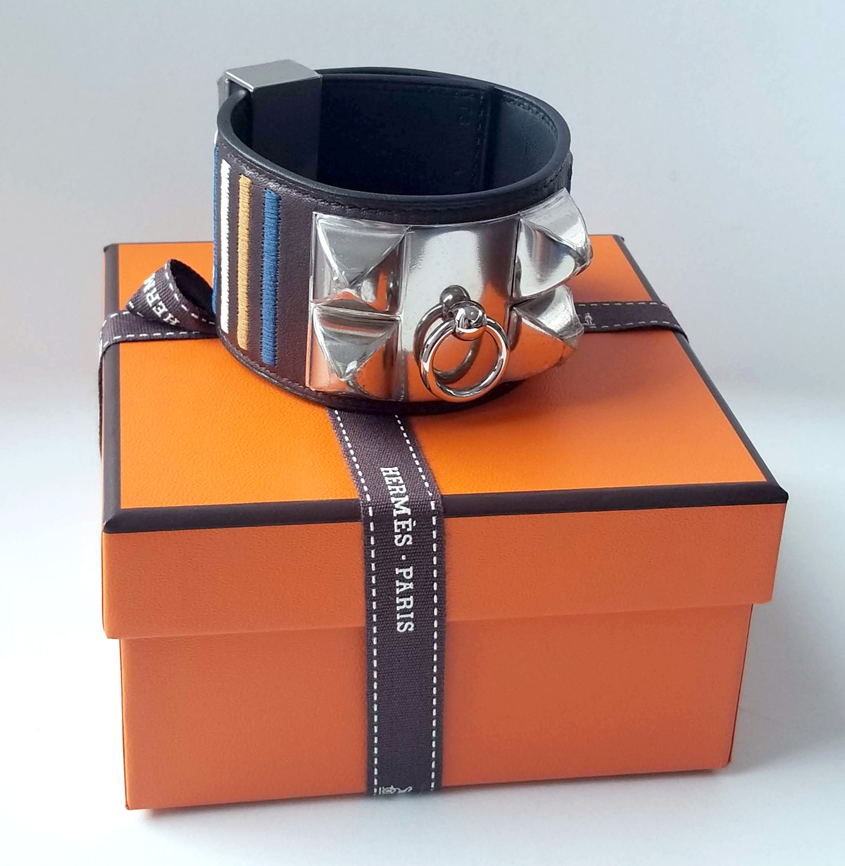 【HERMES】ブレスレット Collier de Chien カーフ 楽天市場】HERMES エルメス ブレスレット COLLIER DE CHEIN