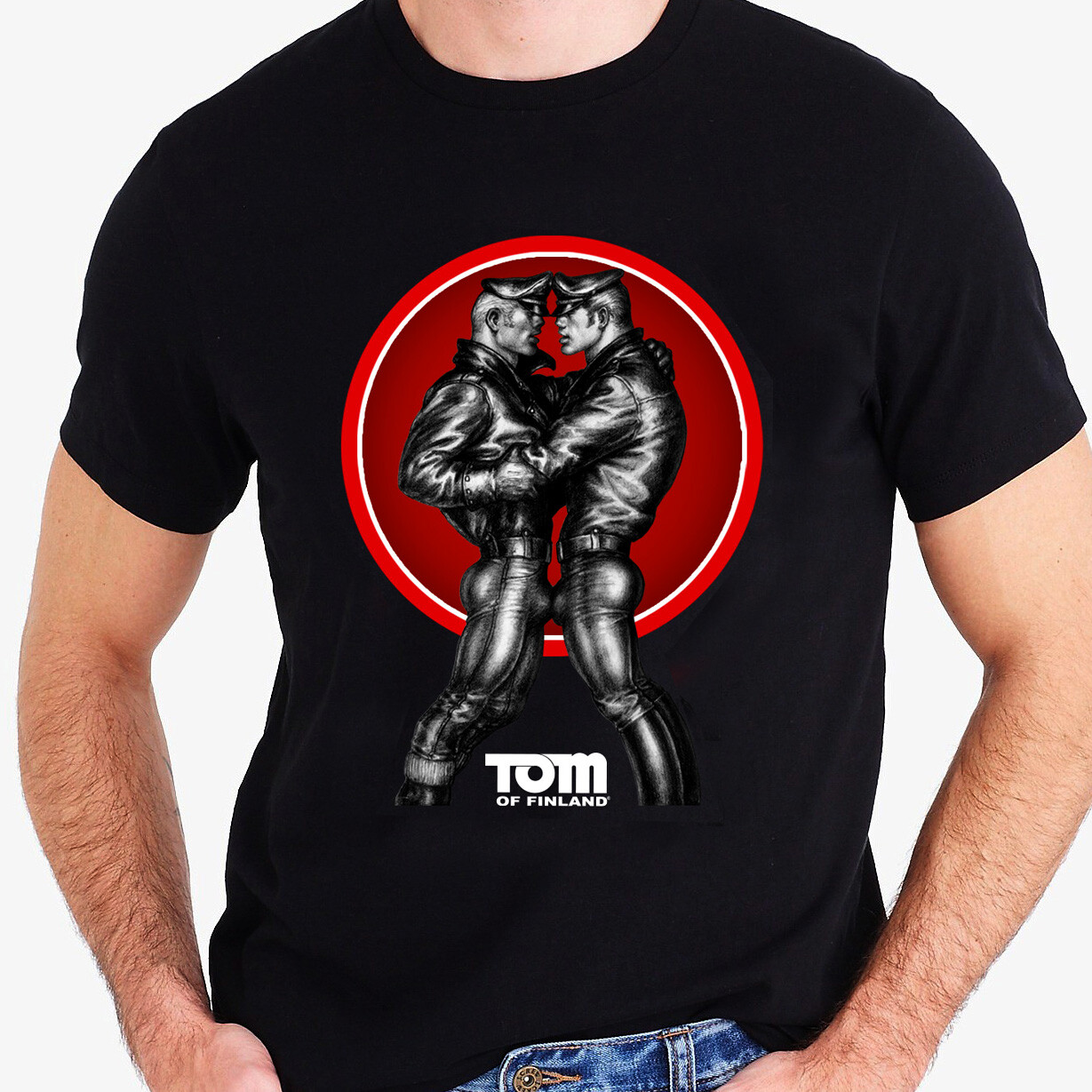 TOM OF FINLAND GAY MENS T SHIRT 