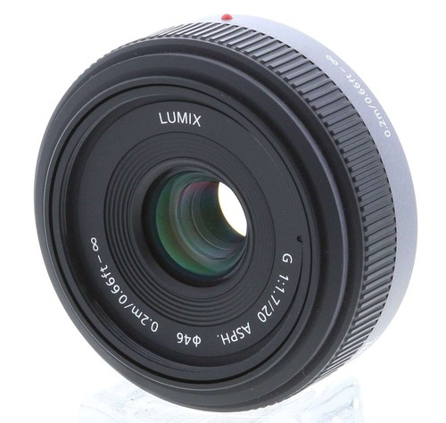 美品 Panasonic LUMIX G 20mm F1.7 ASPH Panasonic Lumix G 20mm f/1.7 Aspherical AF G Lens made in