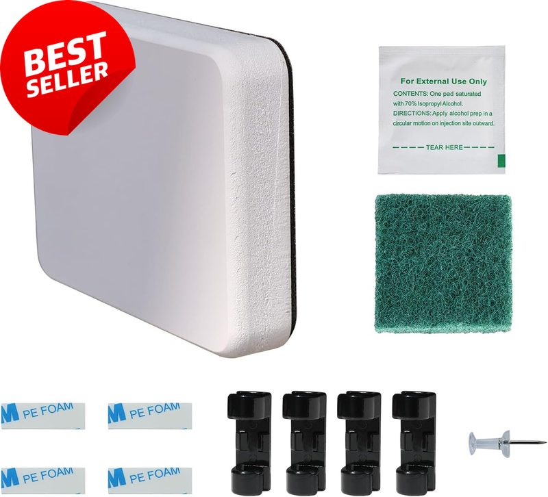 Screwless Transducer Mounting Kit Standard Size Black Acc. Mount