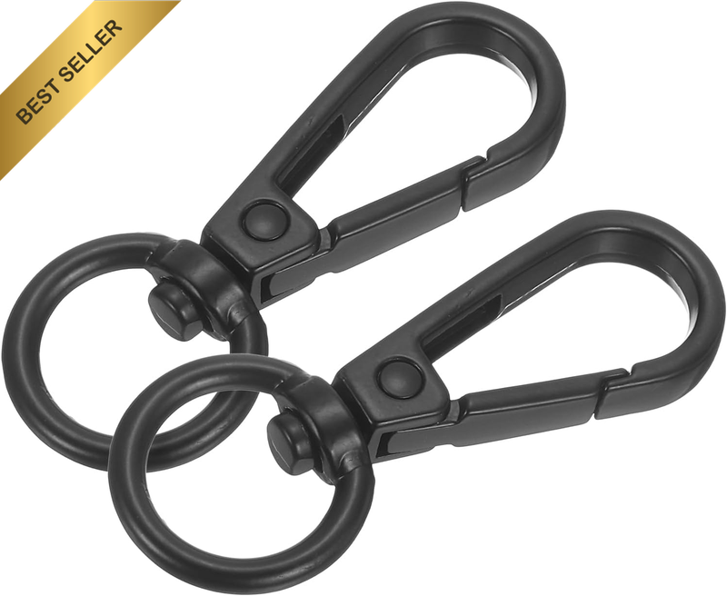 10Pcs Swivel Lobster Clasps, Zinc Alloy Classic Swivel Trigger Snap Hooks, Push