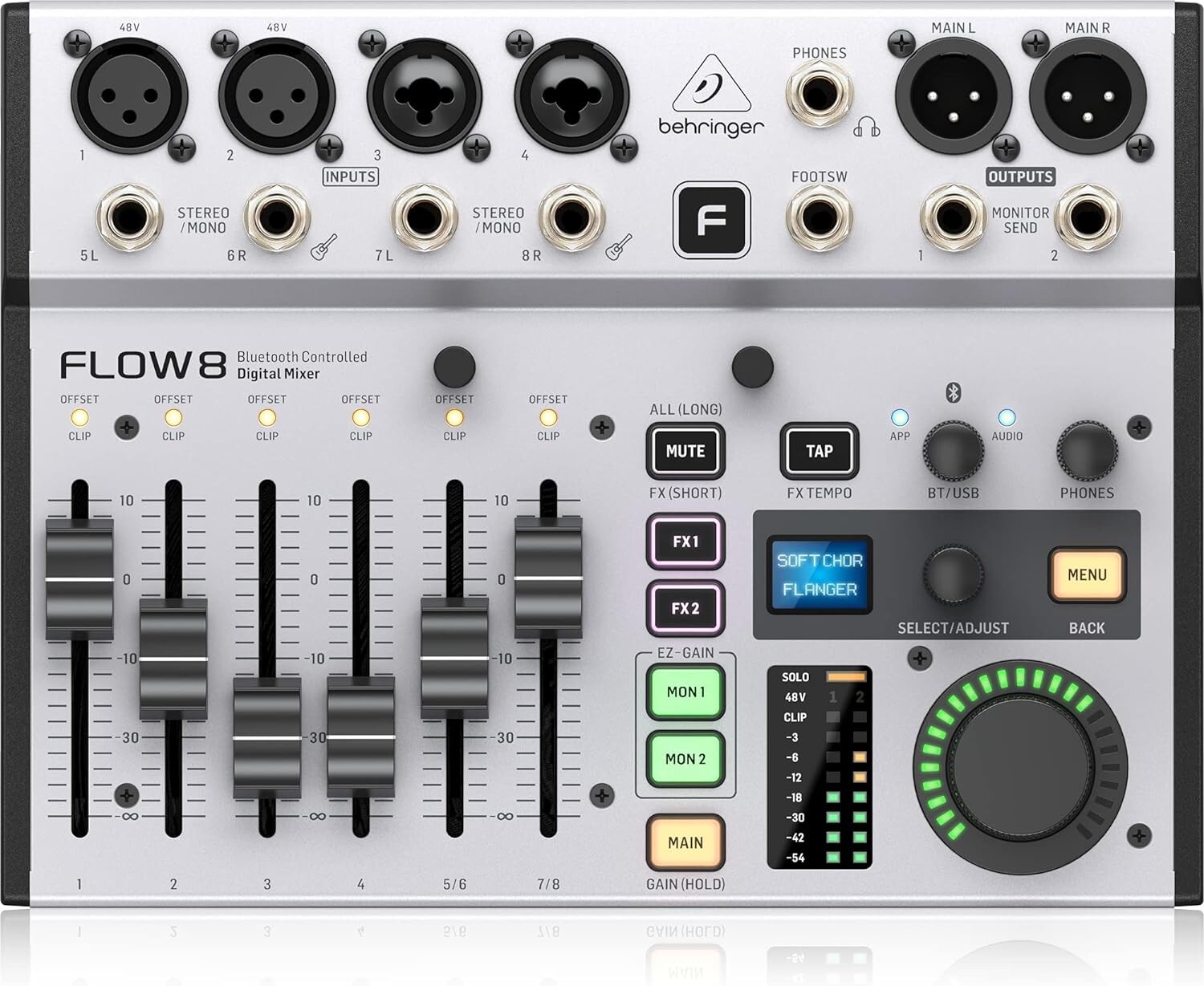 DTM・DAW Behringer FLOW8 Behringer FLOW 8 8-Input Digital Mixer with Bluetooth Audio