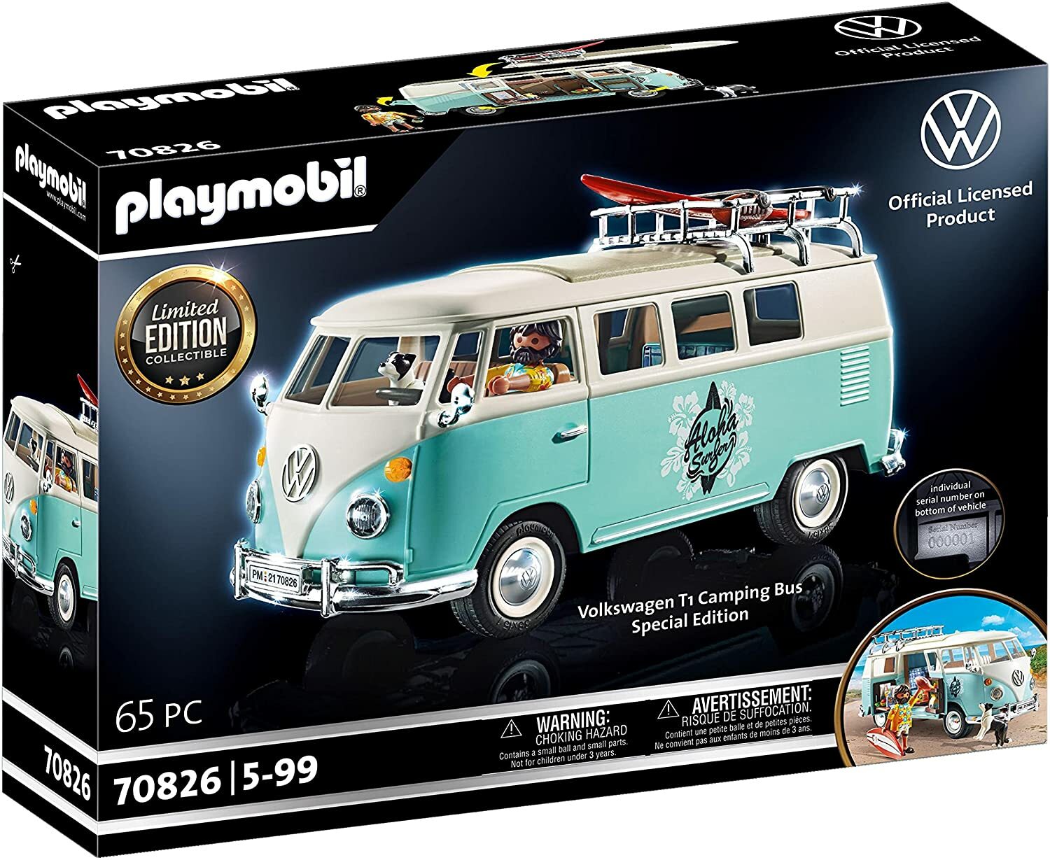 プレイモービル　T1 Camping Bus 70826 Playmobil 70826 Volkswagen T1 Camping Bus Special Edition