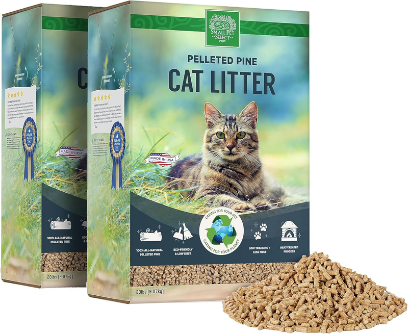 Natural Pine Cat Litter, 40 lbs, Non-Clumping, Low Dust, Made in USA | eBay