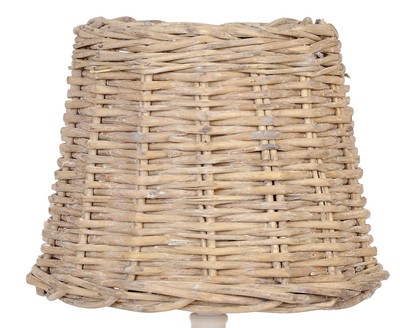 Deckenlampe korbgeflecht