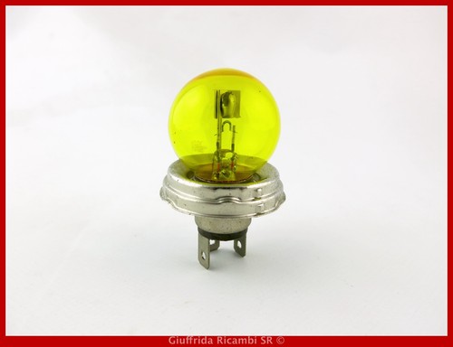 2 ampoules de phare jaune 45/40 W Watt 12 V Volts Fiat Panda Vecchia 141 30 45 Vespa T5 125 ORION