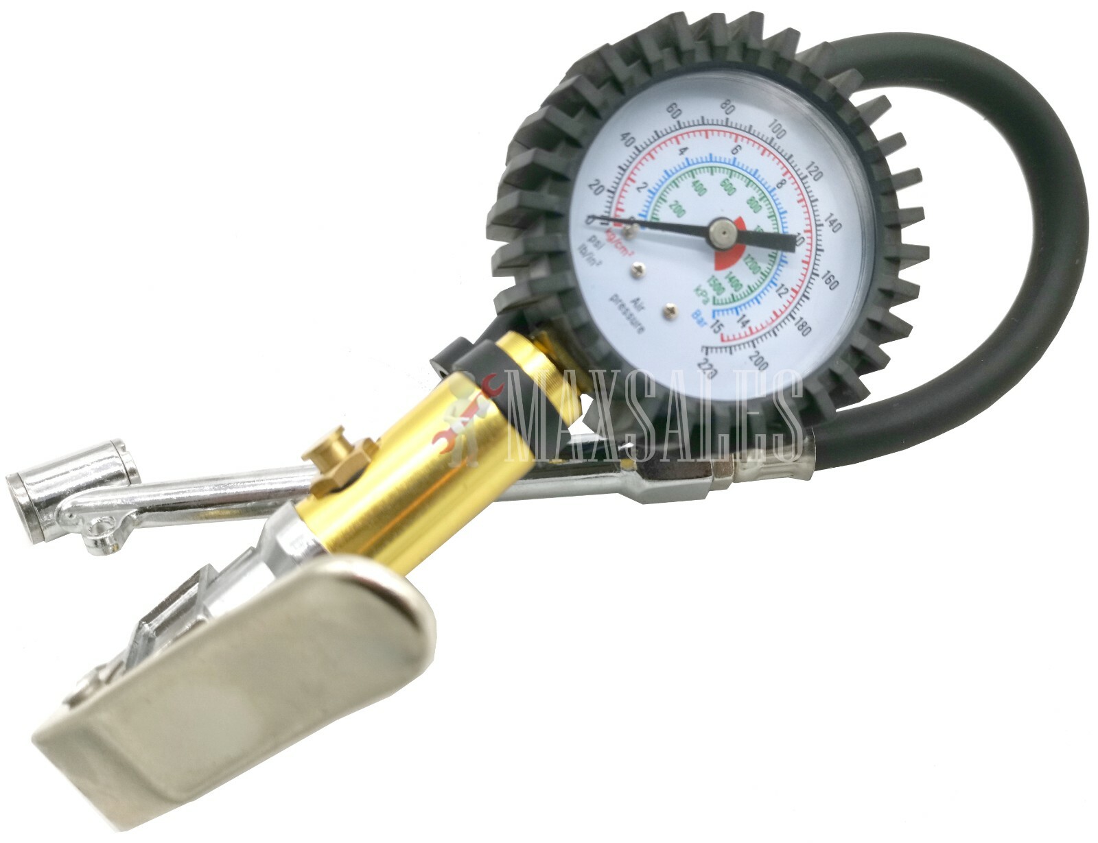 Professional Tire Inflator With Dial Gauge & Dual Chuck 150220psi