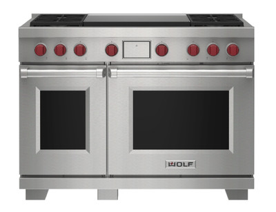 Sub-Zero DF48450CG/S/P/LP 48'' Dual Fuel Range - 4 Burners, Infrared Charbroiler