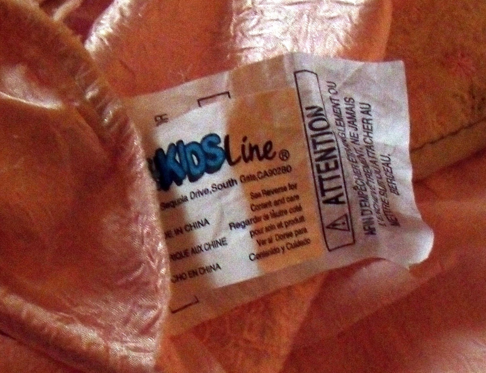 kidsline diaper stacker cream and light pink with flowers