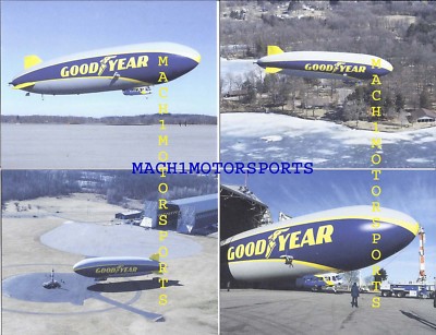 GOODYEAR BLIMP Note Cards SET of 4 Different Styles Dirigible Airship Zeppelin