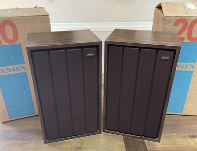 Jensen Model 20 Speaker Pair Vintage Stock #C9920 w/ Original Box