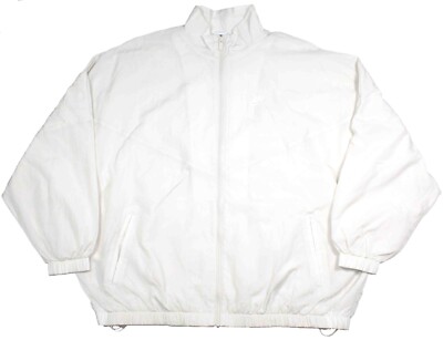 NEW Nike Essential Windrunner Ivory Oversized Fit Woven Jacket Womens Size XL