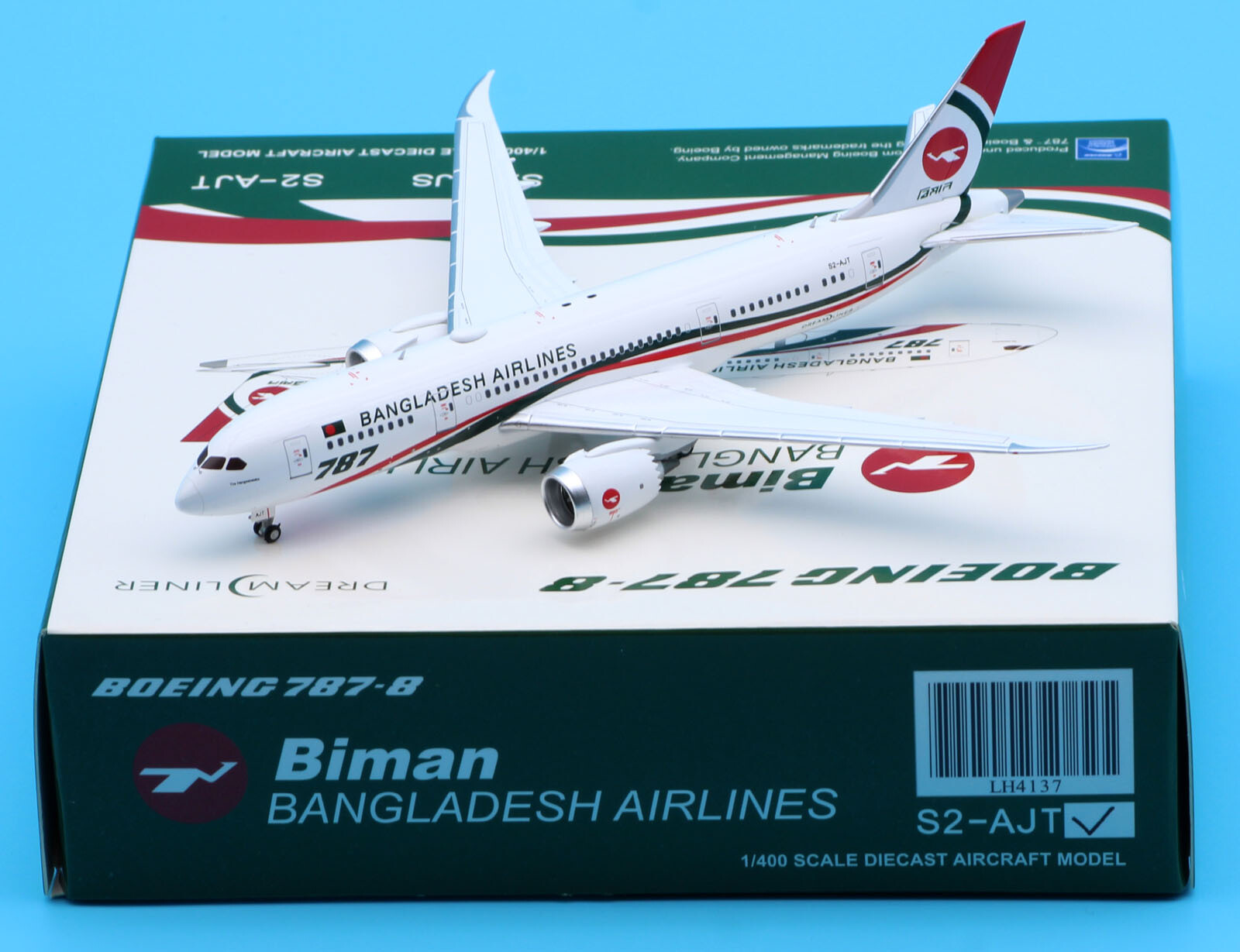 ビーマンバングラデシュ航空1/130 Boeing 787-8 Biman 模型 JC Wings 787-8 ビーマン・バングラデシュ航空 （アンテナ付