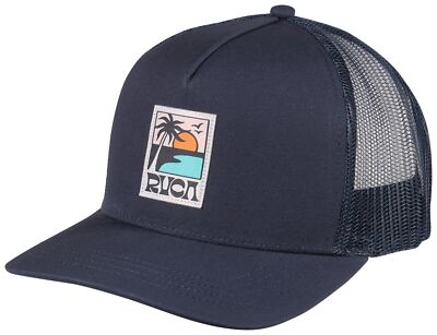 Шляпа дальнобойщика RVCA Palm Set - Темно-синяя - Новая