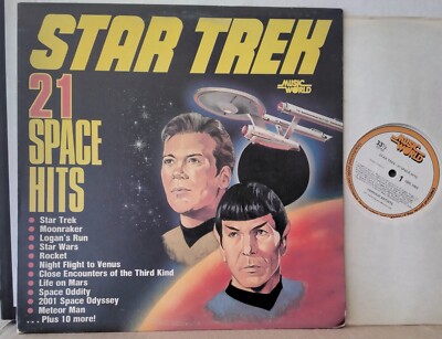 STAR TREK 21 SPACE HITS Various Artists 1979 MUSIC WORLDS EMS1003 NEW ZEALAND LP