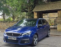 2019 Peugeot 308 1.5 BlueHDi 130 GT Line 5dr + PANROOF + 2 OWNER + ESTATE ESTATE