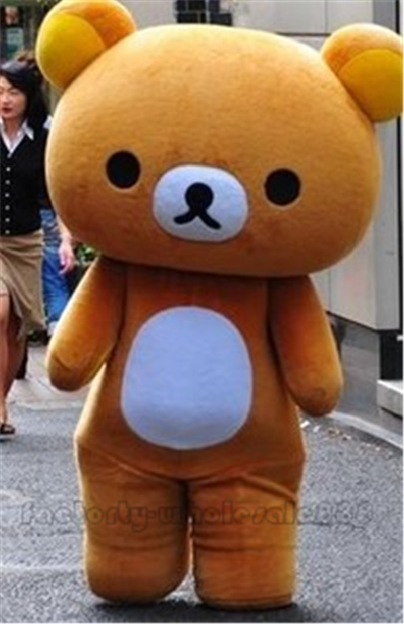Japanese SanX Rilakkuma Brown Bear Mascot Costumes Adult party dress Character eBay