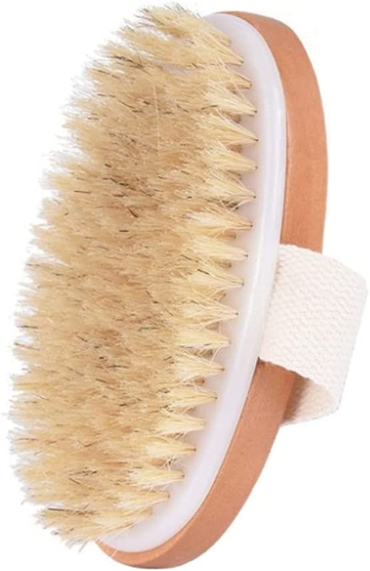 Dry Body Brush - Improves Skin'S Health and Beauty - Natural Bristles