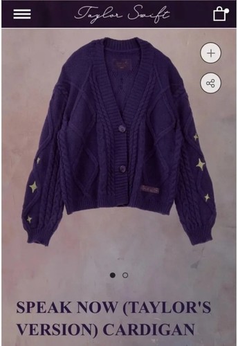 ミュージシャン Taylor Swift Midnights Cardigan Taylor Swift Midnights Cardigan Authentic OFFICIAL size M
