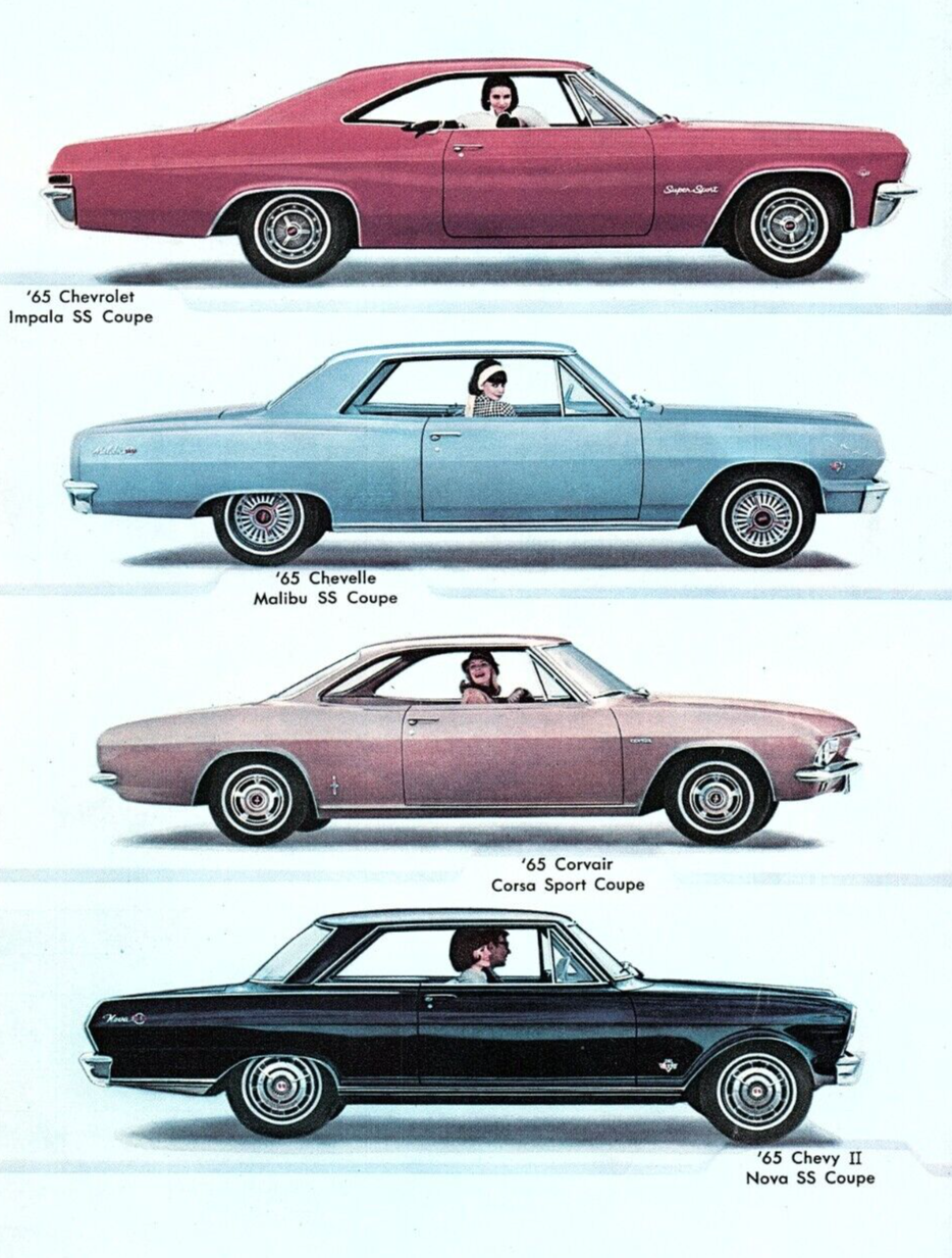 1965 CHEVROLET 総合カタログ IMPALA CHEVELLE 1965 CHEVROLET SS MODELS IMPALA CHEVELLE NOVA CORVAI VINTAGE
