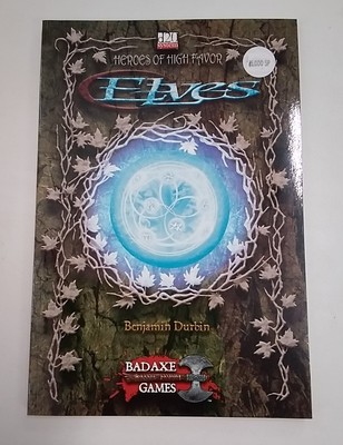 D20 Sourcebook: Heroes Of High Favor: Elves. VG+ Unused. Bad Axe Games. PB