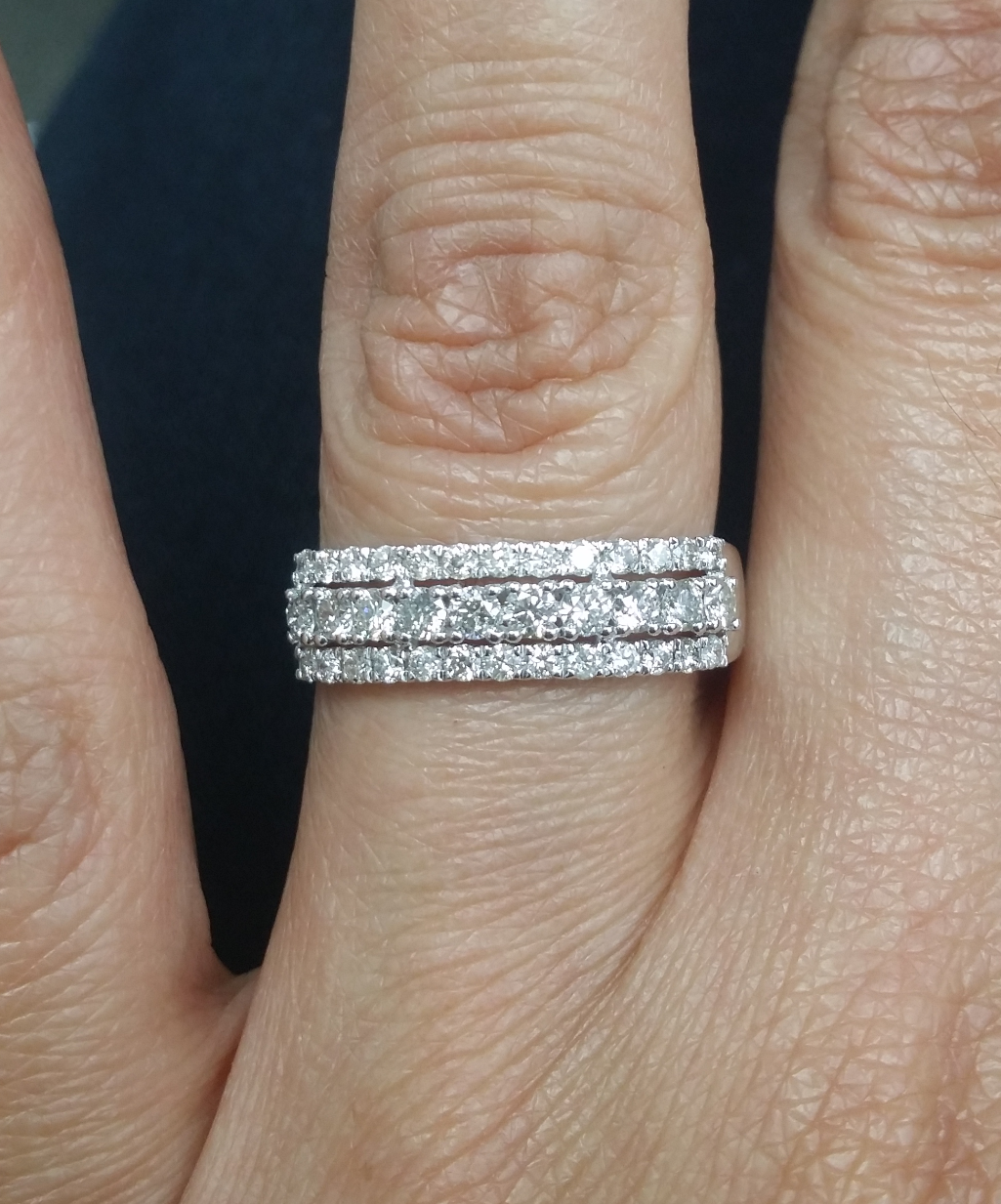 Pre-owned Handmade Deal 0.75 Ctw Natural Round Diamond Engagement Wedding Band In 14k Gold. In White