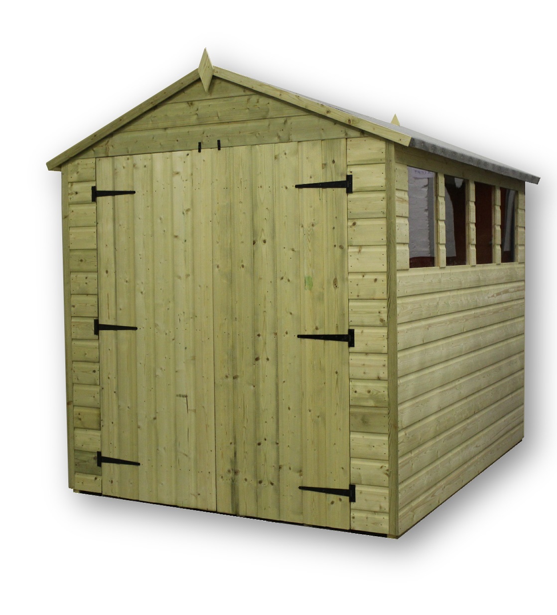 Garden Shed 6x8 Shiplap Apex Tanalised Pressure Treated With