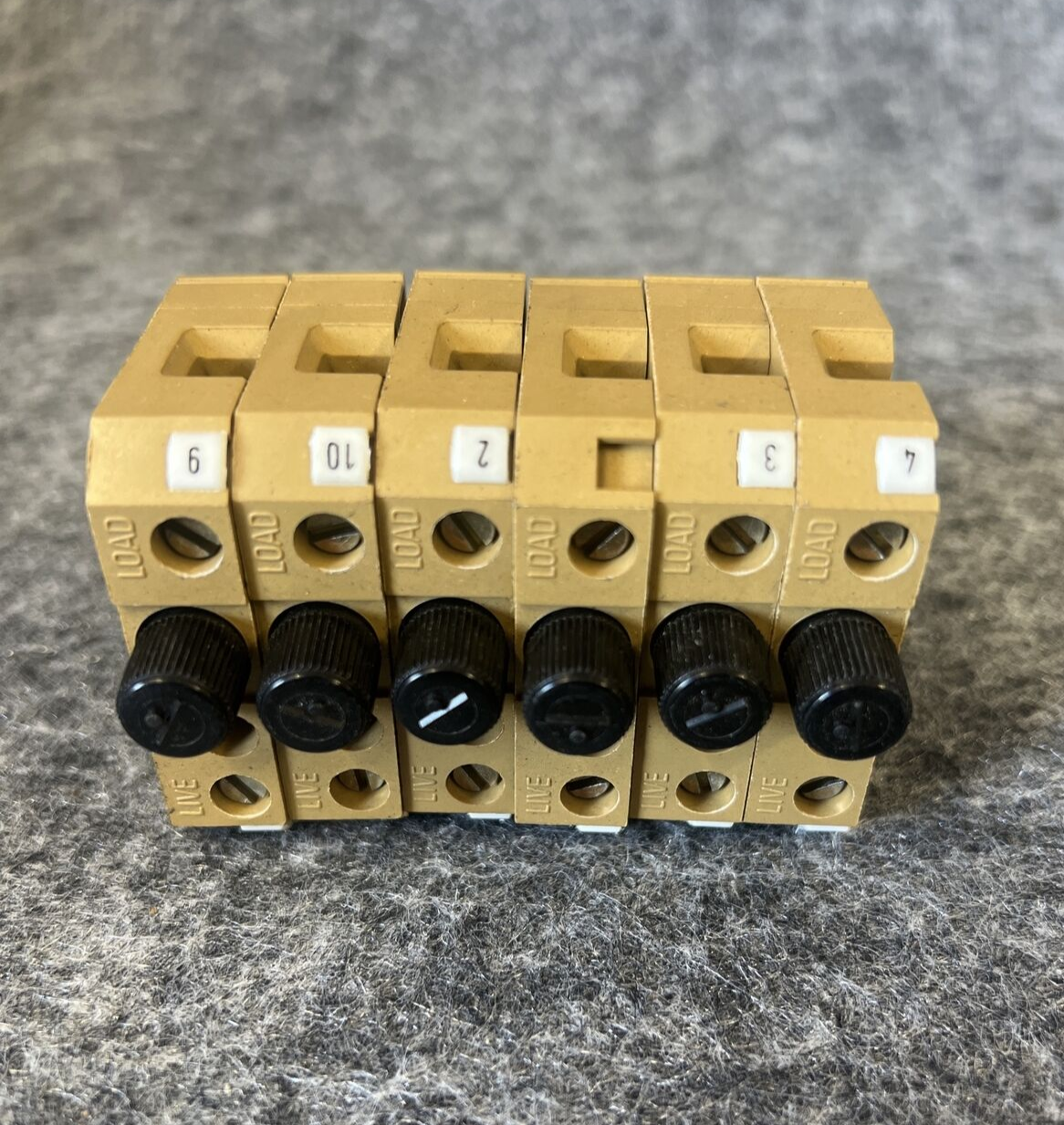 Lot Of 6 Klippon SAKS3/35 6675.2 Terminal Block 440V 10A