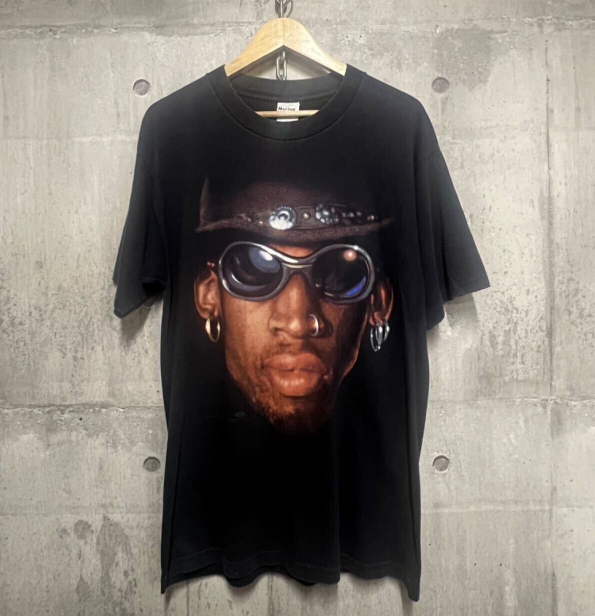 Dennis Rodman NBA Chicago Bulls Big Face Murina Vintage Tee Dennis Rodman NBA Chicago Bulls Big Face Murina Vintage Tee