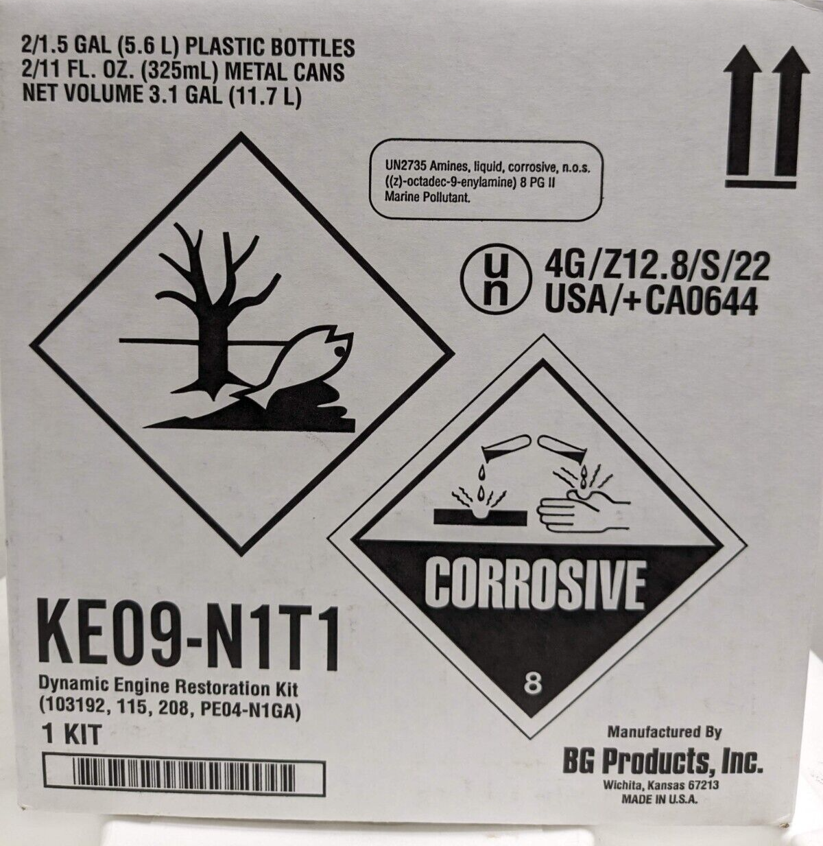 BG Dynamic Platinum Engine Restoration Service kit