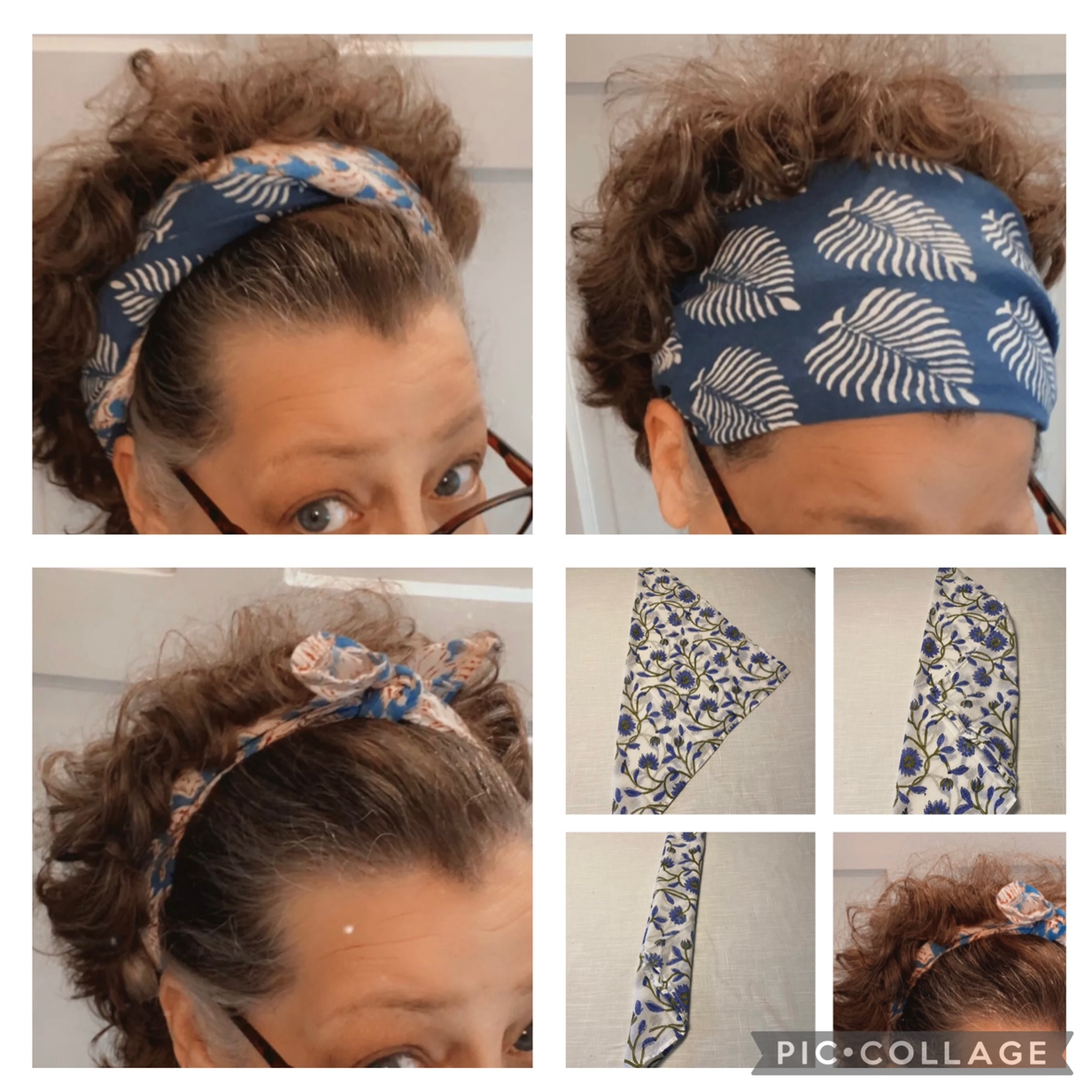 BOHO Bandanna/Scarf 100%cotton Gorgeous Block Print Patterns 20"x20"