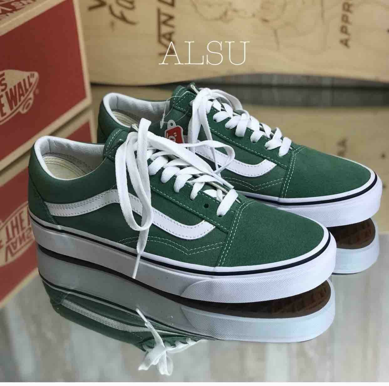 vans old skool enamel blue