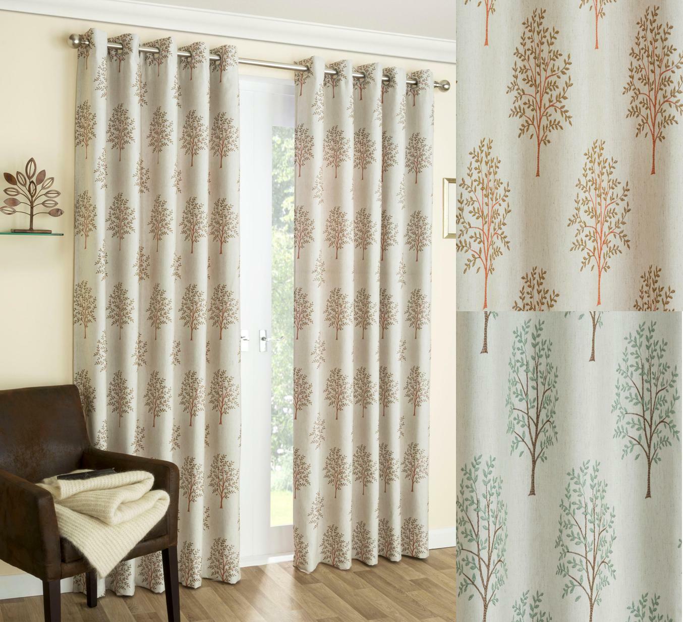 Clearance Mulberry Luxury Interlined Thermal Eyelet Lined Curtains