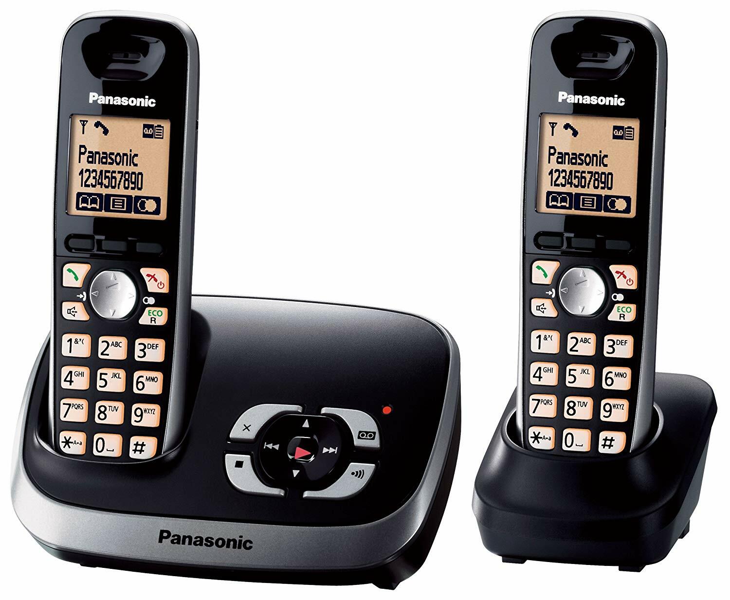 Panasonic Kx Tg8062gw Telefon Schnurlos Mit Anrufbeantworter 2 Mobilteile Weiß produktefee.de