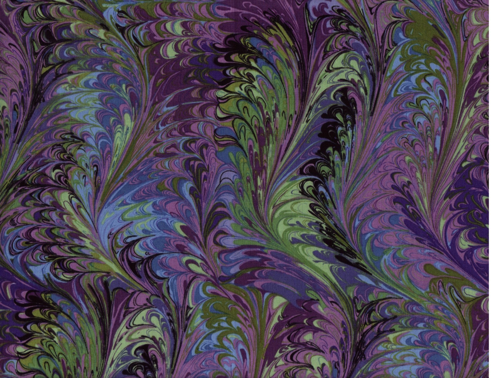 bty multi color purple oil slick print 100% cotton quilt craft