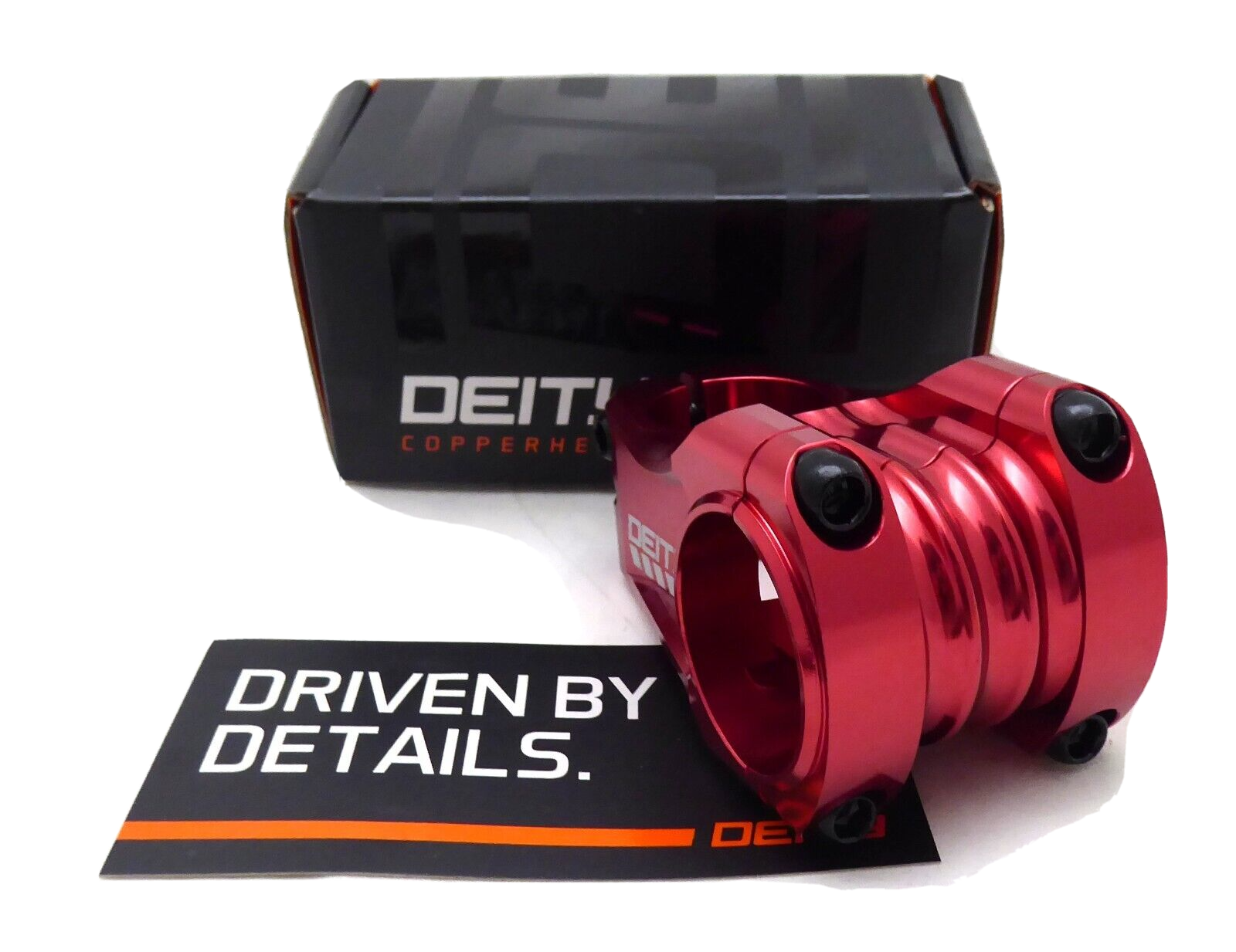 Deity Components Copperhead Stem - 35mm, 35mm Clamp, Red | eBay