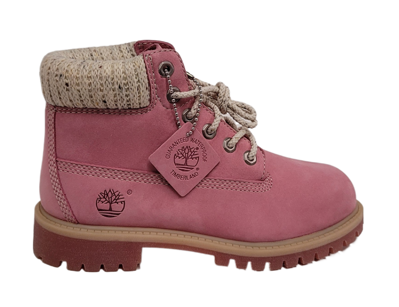 Timberland Youth Preschool Y Sweater Collar Medium Boot Bubblegum Pink 12722 eBay