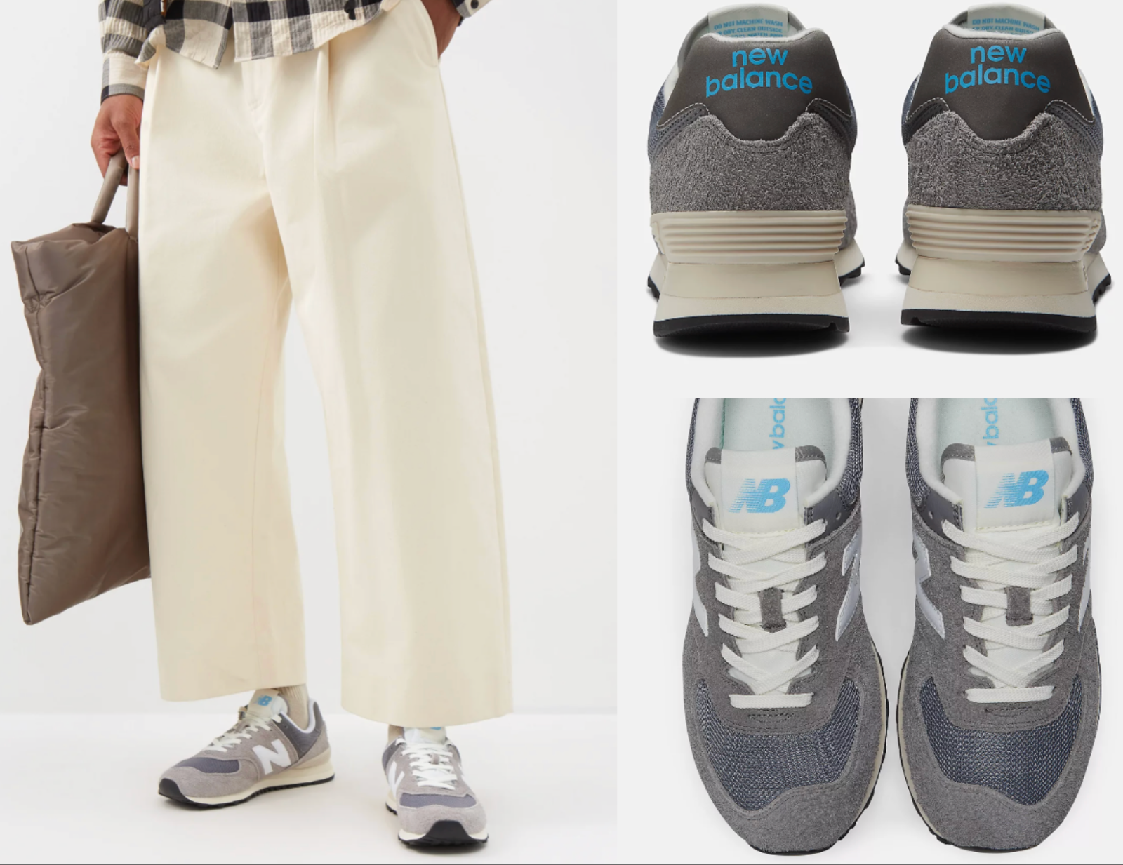 【NEW BALLANCE】 U574HSA (Heritage) New Balance Heritage U574 Suede Mesh Trainers Luxury