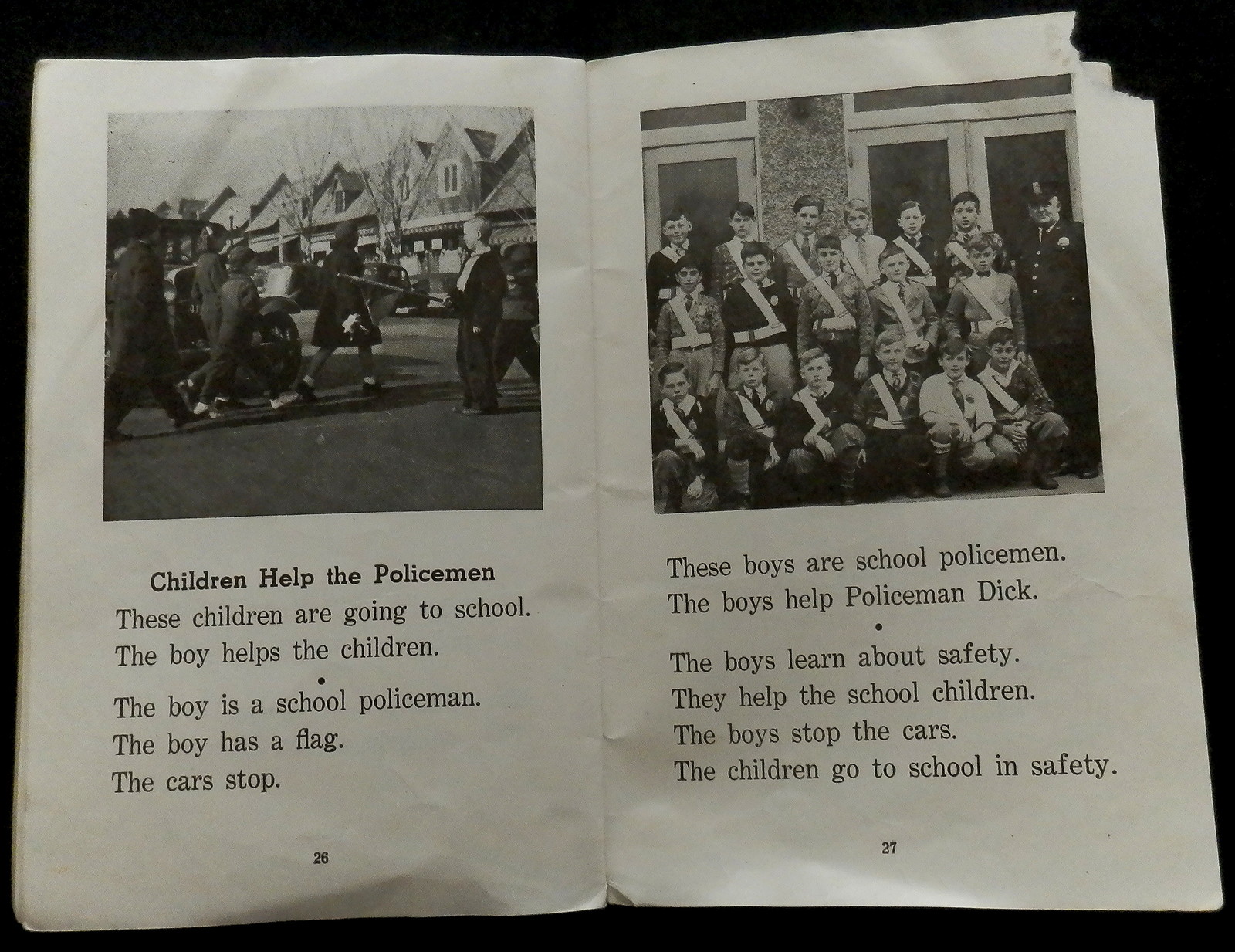 POLICEMEN by ELEANOR M JOHNSON (1941) Unit Study Book # 102 Actual Photos