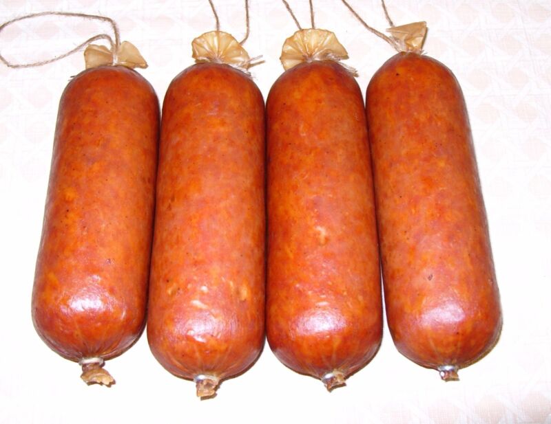 Fibrous casings for sausage 1 1/2 x 12 clear 10 casings for 10 lb sausage