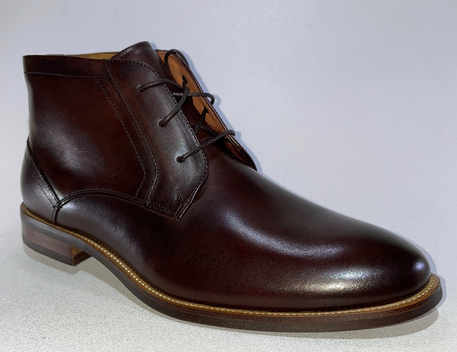 Florsheim RUCCI PLAIN TOE CHUKKA Мужские Ботинки 13392-200 Темно-Коричневые Кожаные