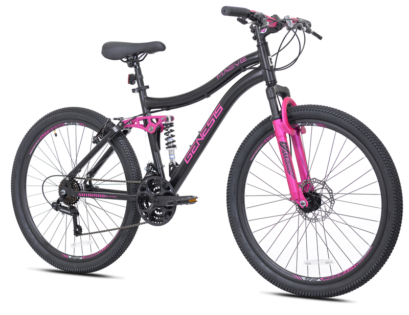 21-speed Black Pink Aluminum Frame 26-inch Wheels