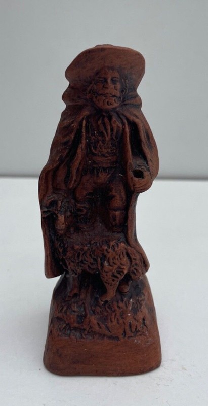 Santon De Collection En Terre Cuite EstampillÃ© Francis Lascour - Made In France