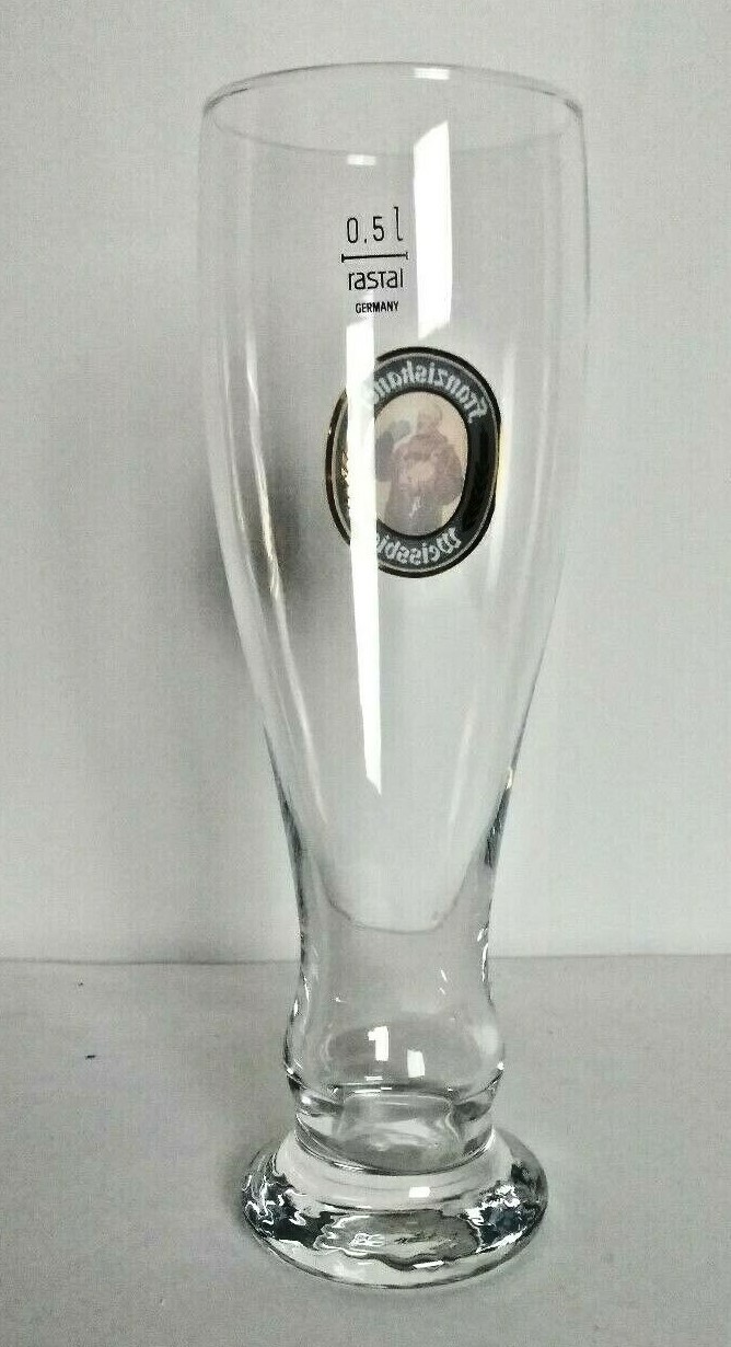 Franziskaner Weissbier German Pilsner Glass 0,5 L Rastal 9 3/4